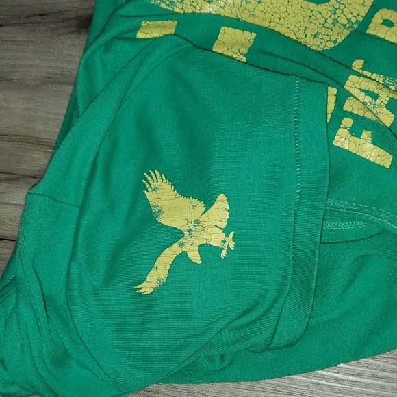 American Eagle Fun Flat Broke & Fabulous T-Shirt - Picture 7 of 11